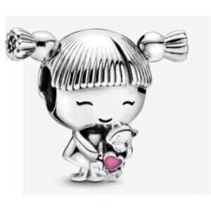 Little Girl Charm, S925 ALE Sterling Silver Charm, Charm For Pandora Bracelet